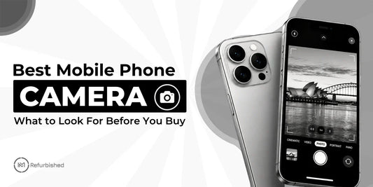 Australian buyer comparing mobile phone cameras before purchase