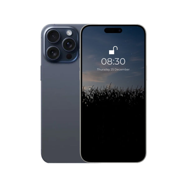 iPhone 15 pro Blue Titanium